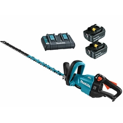 Makita DUH601PTE акумуляторні кущорізи 18 V | 600 мм | Карбонова безщітка | 2 x 5 Акумулятор + зарядний пристрій