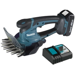 Makita DUM604RF akumulátorové nožnice na trávnik 18 V | Uhlíková kefa | 1 x 3 Ah batéria + nabíjačka | V kartónovej krabici