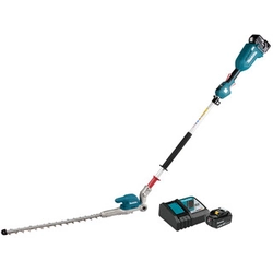 Makita DUN500WRTE акумулаторна ножица за жив плет 18 V | 500 mm | Карбон без четки | 2 x 5 Ah батерия + зарядно