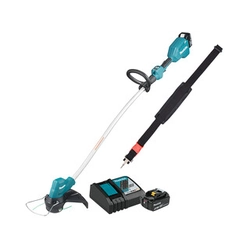 Makita DUR189RTE akumulatorski trimer za travu 18 V | 300 mm | Ugljične četkice | 2 x 5 Ah baterija + punjač