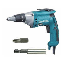 Makita FS2300 elektriskais skrūvgriezis ar dziļuma atduri 230 V | 570 W | 15 Nm/25 Nm | 1/4 collas | 2500 RPM | Kartona kastē