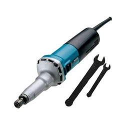 Makita GD0810C elektrinis tiesus šlifuoklis 230 V | 750 W | 1800 iki 7000 RPM | 6 mm | Kartoninėje dėžutėje