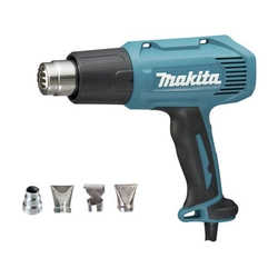 Makita HG6030K sähkökäyttöinen manuaalinen lämpöpuhallin 300 - 600 °C | 0,25 - 0,5 m³/min | 1800 W | Matkalaukussa