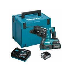 Makita HR003GD201 akkus fúró-vésőkalapács 40 V | 2,8 J | Betonban 28 mm | 4,1 kg | Szénkefementes | 2 x 2,5 Ah akku + töltő | MakPac-ban