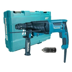 Makita HR2630T elektrische boorhamer 2,4 J | In beton: 26 mm | 3 kg | 800 W | SDS-Plus | In een koffer