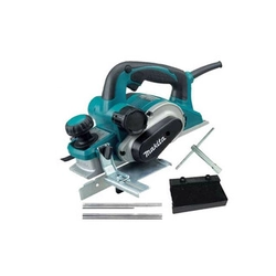 Makita KP0810 elektrinis oblius 230 V | 850 W | Plotis 82 mm | Gylis 0 - 4 mm | Kartoninėje dėžutėje