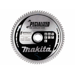 Makita Kreissägeblatt 260 x 30 mm | Anzahl der Zähne: 75 db | Schnittbreite: 2,15 mm