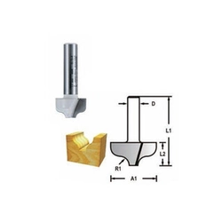 Makita maršrutizatoriaus galvutė 13 x 28,6 x 6 mm | Profilio pjaustytuvas