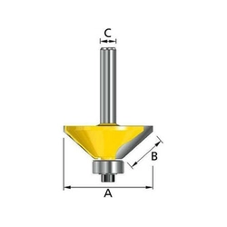 Makita router head 38 x 15,9 x 12 mm | Profile cutter