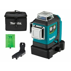 Makita SK700GD Laser ligne verte Faisceau efficace avec récepteur de signal : 0 - 70 m | Sans batterie ni chargeur | Dans une boîte en carton