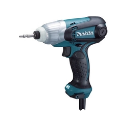 Makita TD0101F elektrische slagschroevendraaier 100 Nm | Aantal treffers: 32001/min | 230 W | 1/4 | In een kartonnen doos