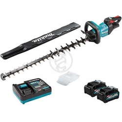 Makita UH007GM201 akumulatorske škare za živicu 40 V | 750 mm | Ugljične četkice | 2 x 2,5 Ah baterija + punjač