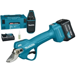 Makita UP100DSMJ akkus metszőolló 12 V | 25 mm | Szénkefementes | 1 x 4 Ah akku + töltő | MakPac-ban