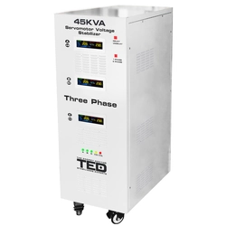 Maksymalny stabilizator sieci 45KVA-SVC z trójfazowym trójfazowym serwomotorem TED000170