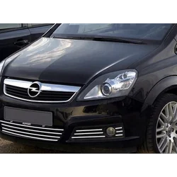 manequim de lâminas OPEL ZAFIRA B CHROME GRILL + HALOGEN