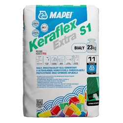 Mapei Keraflex Extra συγκολλητικό κονίαμα S1 λευκό 23 kg