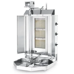 Máquina de kebab a gás para giroscópios Profi Line 7200W Hendi 143087