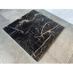 Marmo nero con venature oro 60x60 Gres MARBLE-LIKE