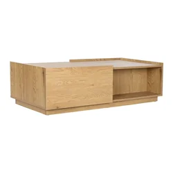 Masa de casa ESPRIT dubové drevo Lemn MDF 120 x 60 x 35 cm