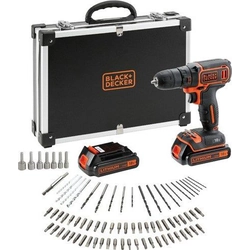 Mașină de găurit Black&Decker BDCDD12BAFC 10.8 V 2 x baterie 1.5 Ah