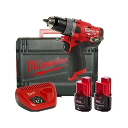 Mașină de găurit cu acumulator Milwaukee M12FDD-202X