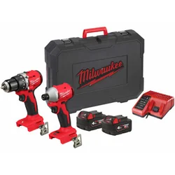 Машинен пакет Milwaukee M18 BLCPP2A-402C в кутия Heavy Duty