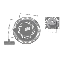 Mașini de tuns iarba Nac Dy Starter Market Nz247