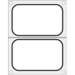 Matrix for T-Rex M-C-S Sealer and B190/192 Strong for Two Trays 178x113 Hendi 805459