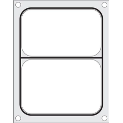 Matrix for welder, two-part 227x178 Hendi 805596