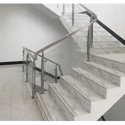 Matte white tiles for stairs 100x30 like ANTI-SLIP MARBLE