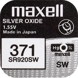 Maxell baterija 371 1 vnt.