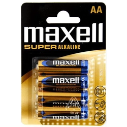 Maxell Super AA batteri / R6 4 stk.
