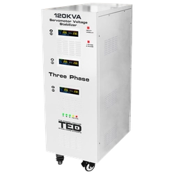 Maximális hálózati stabilizátor 120KVA-SVC háromfázisú-háromfázisú szervomotorral TED000088