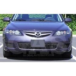 Mazda 6 -Chrome Strips Grill Chrome Dummy Bumper Tuning