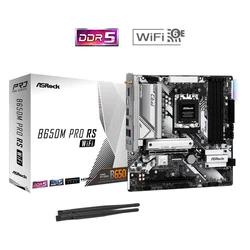 MB AMD B650 SAM5 MATX/B650M PRO RS WIFI ASROCK