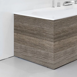 MDF finishing panel for baths Ravak, side, 80 L walnut