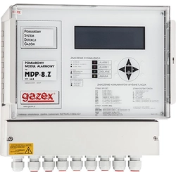 Measurement alarm module MDP-8.Z/M 8 in.,power 230V with internal battery backup, port RS-485, 2 output to the valve
