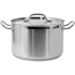 MEDIUM POT WITH STAINLESS STEEL LID 28x18CM 11,1L