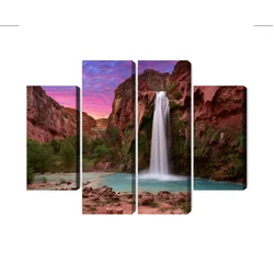 Meerdelige schildering Havasupai Falls