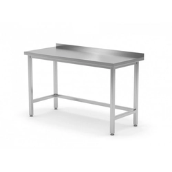 Megerősített fali asztal polc nélkül 1300 x 600 x 850 mm POLGAST 102136 102136