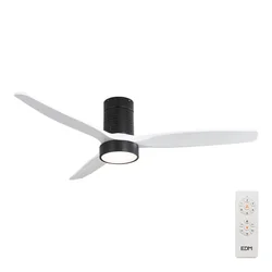 Mennyezeti ventilátor EDM világítással 33825 Kara 30 W 2190 Lm