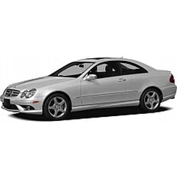 Mercedes Benz CLK klass W208-Chromowane Grilllister Bumper Dummies Tuning