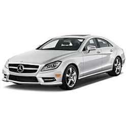 Mercedes Benz CLS clase W219-Chromowane Tiras de parrilla Parachoques Dummies Tuning