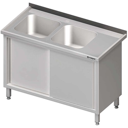 Mesa con lavabo 2-kom.(L), puerta corredera 1200x700x850 mm