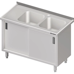 Mesa con lavabo 2-kom.(P), puerta corredera 1400x700x850 mm