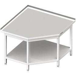 Mesa de canto em aço inoxidável 60x60 Stalgast