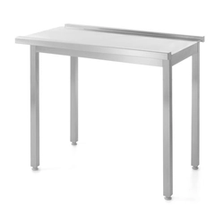 Mesa de descarga para máquinas de lavar louça - aparafusada 1100x600x(H)850 mm