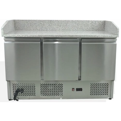 MESA DE PIZZA REFRIGERADA 3-DRZWIOWY 380L INVEST HORECA ESL3852 ESL3852