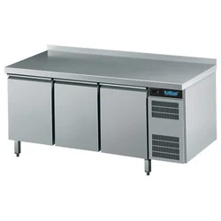 Mesa de refrigeração sem borda 3-drzwiowy 420L GN 1/1 Rilling 1725x700x850