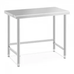 Mesa em aço inox - 100 x 60 cm - capacidade de carga 90 kg - Royal Catering ROYAL CATERING 10012657 RCAT-100/60-PS